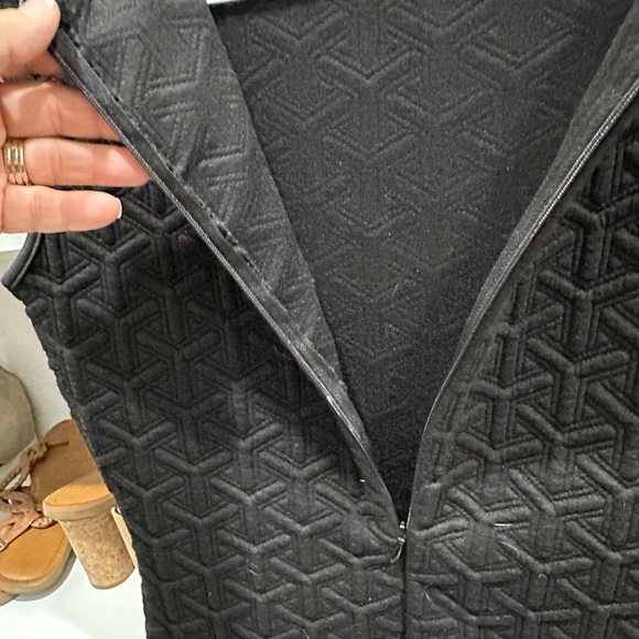 Women’s size 8 black zip up Arden b fitted high beck dress little longer back - Picture 5 of 6